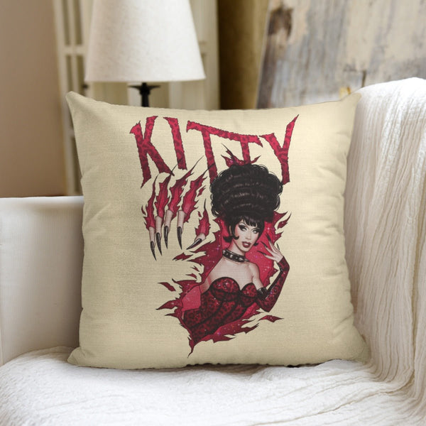 Alaska - Kitty Galloway Throw Pillow - dragqueenmerch