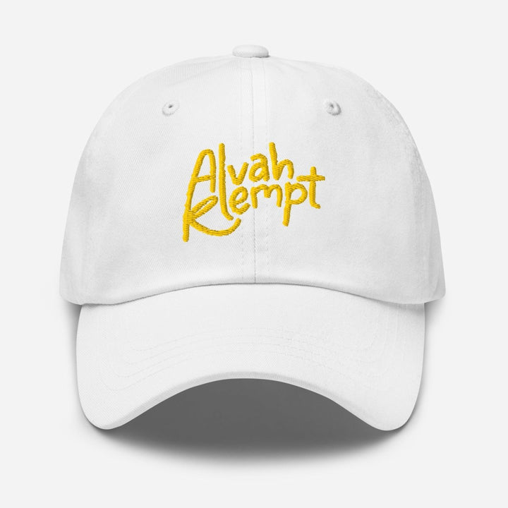 Alvah Klempt - Embroidered Signature Logo Dad Hat - dragqueenmerch