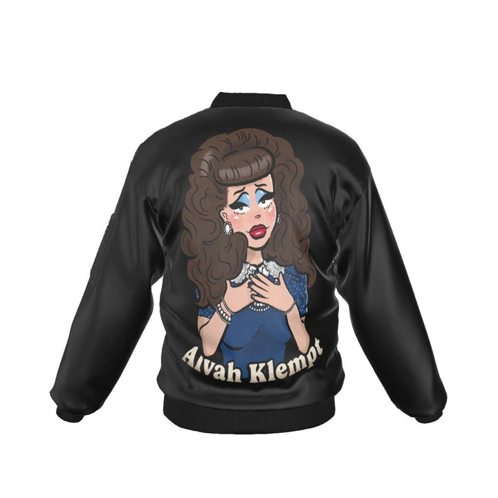 Alvah Klempt - Logo and Toon Bomber Jacket - dragqueenmerch