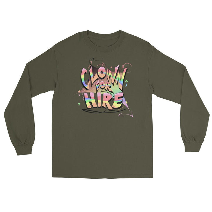 Anania - Clown For Hire Long Sleeve Shirt - dragqueenmerch