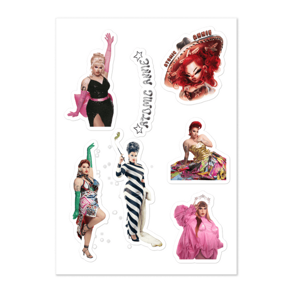 Atomic Annie - Sticker Sheet - dragqueenmerch