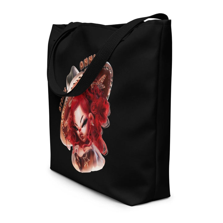 Atomic Annie - Toon Jumbo Tote Bag - Black - dragqueenmerch