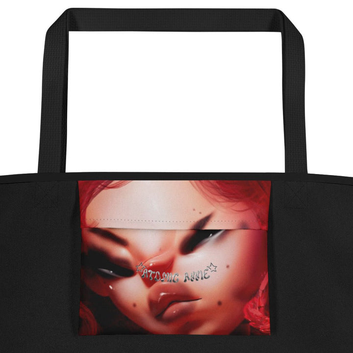 Atomic Annie - Toon Jumbo Tote Bag - Black - dragqueenmerch