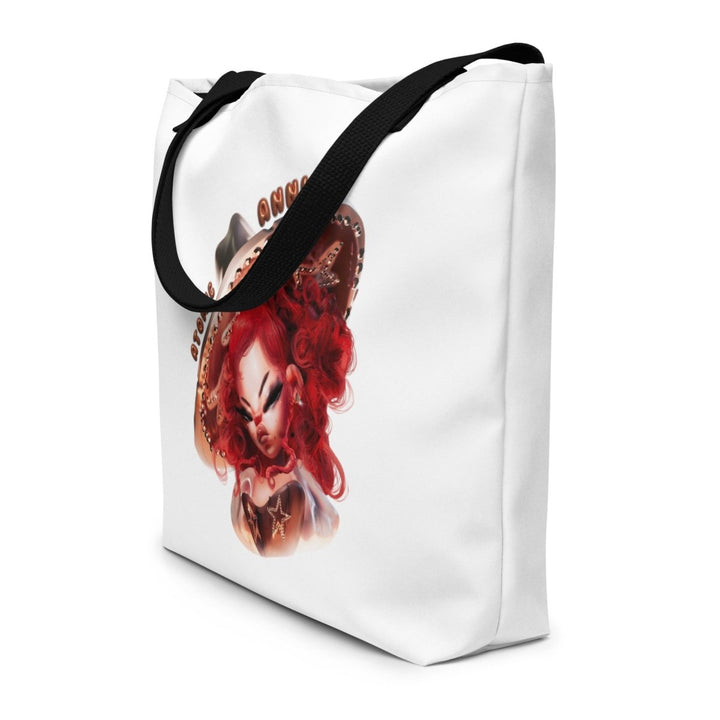 Atomic Annie - Toon Jumbo Tote Bag - White - dragqueenmerch