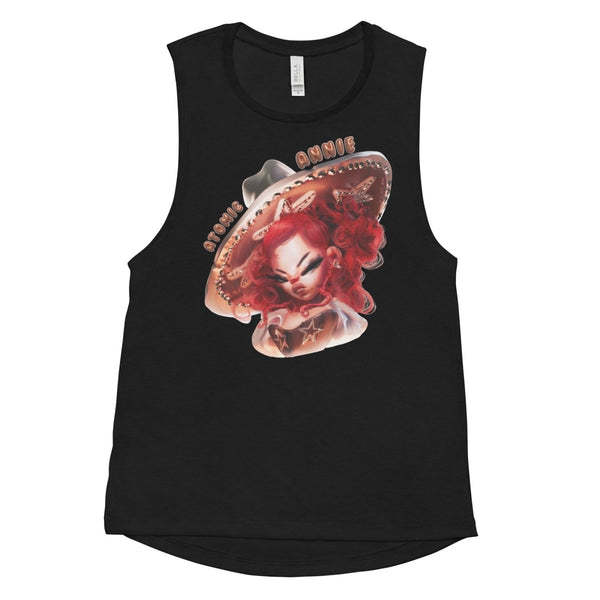 Atomic Annie - Toon Womens Muscle Tank Top - dragqueenmerch