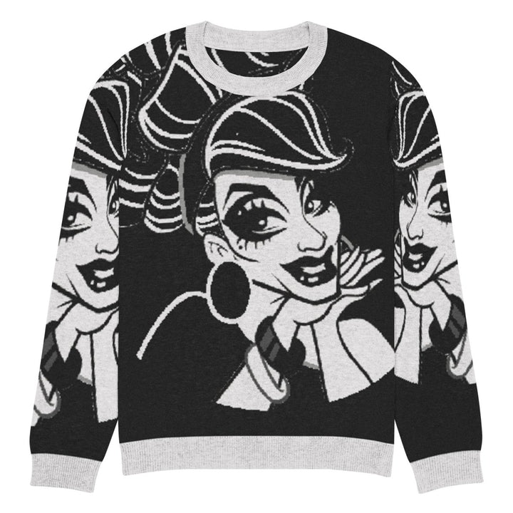 Bianca Del Rio - Unsanitized Crew Knit Sweater - Black - dragqueenmerch