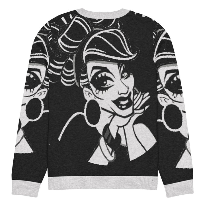 Bianca Del Rio - Unsanitized Crew Knit Sweater - Black - dragqueenmerch