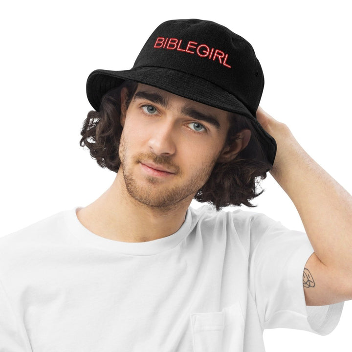 BibleGirl - Blackout Era Denim Bucket Hat - dragqueenmerch