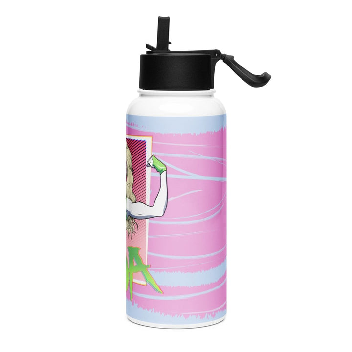 BOA - Werkout Stainless Steel Water Bottle With Straw - dragqueenmerch