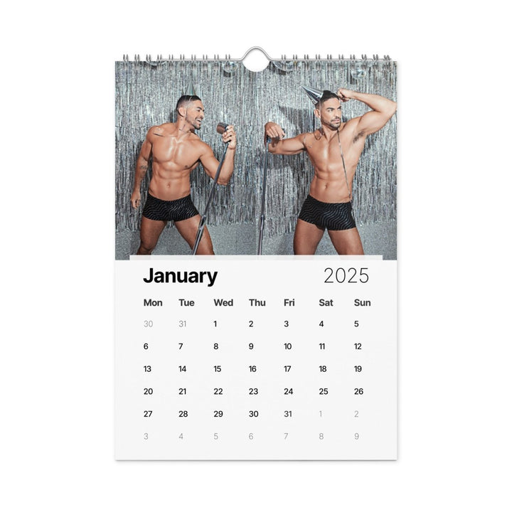 Bruno Alcantara 2025 Wall Calendar - dragqueenmerch