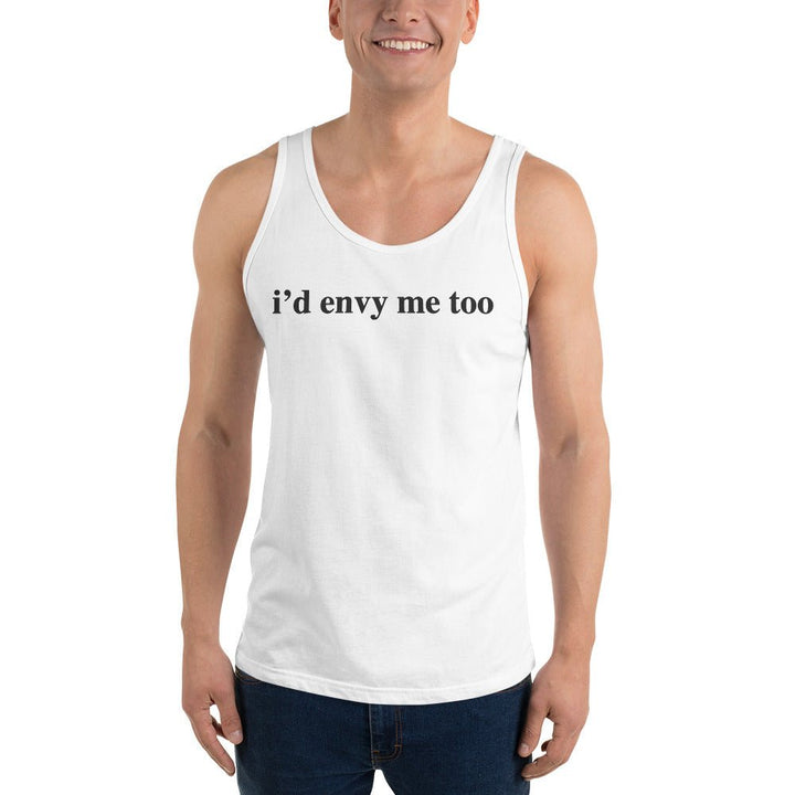 Crystal Envy - I'd Envy Me Too Unisex Tank Top - dragqueenmerch