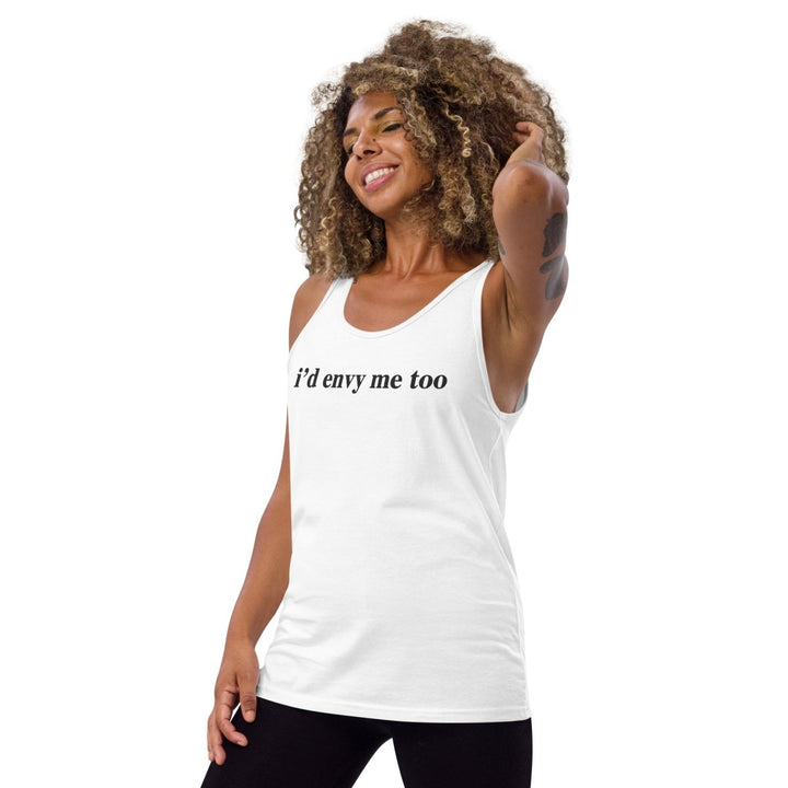 Crystal Envy - I'd Envy Me Too Unisex Tank Top - dragqueenmerch