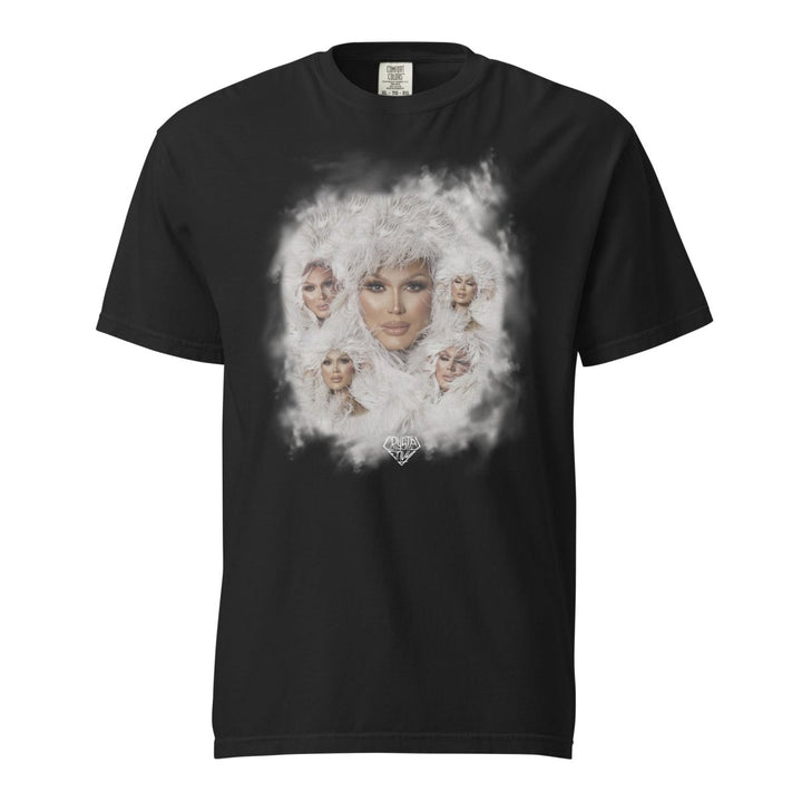 Crystal Envy - Photo Collage Garment - dye T-Shirt - dragqueenmerch