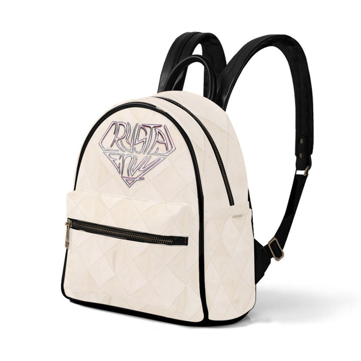 Crystal Envy - Quilt Trompe - l'œil Centered Logo Mini Backpack - dragqueenmerch