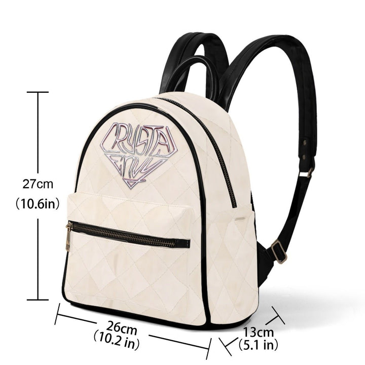 Crystal Envy - Quilt Trompe - l'œil Centered Logo Mini Backpack - dragqueenmerch