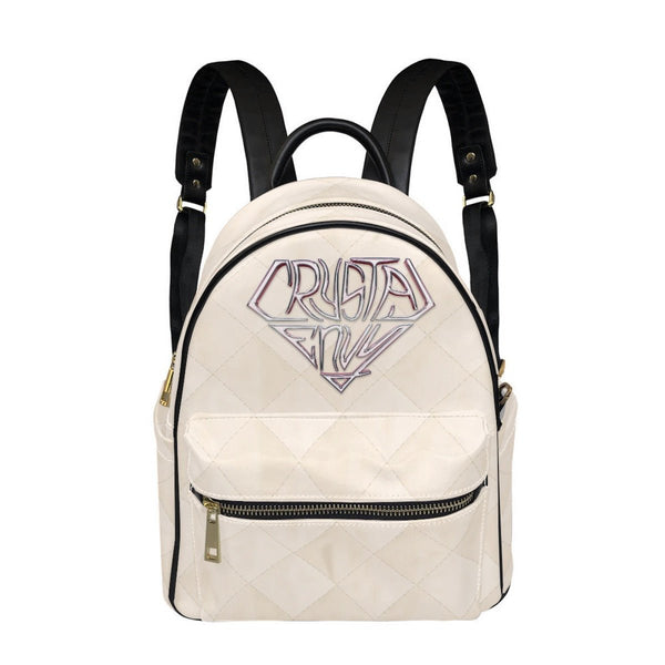 Crystal Envy - Quilt Trompe - l'œil Centered Logo Mini Backpack - dragqueenmerch