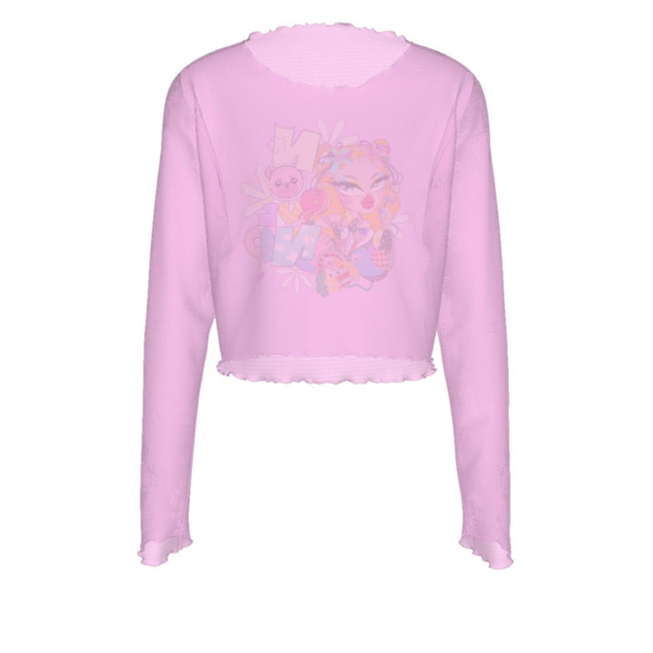 Georgiana - Que No Mesh Long Sleeve T-Shirt - dragqueenmerch