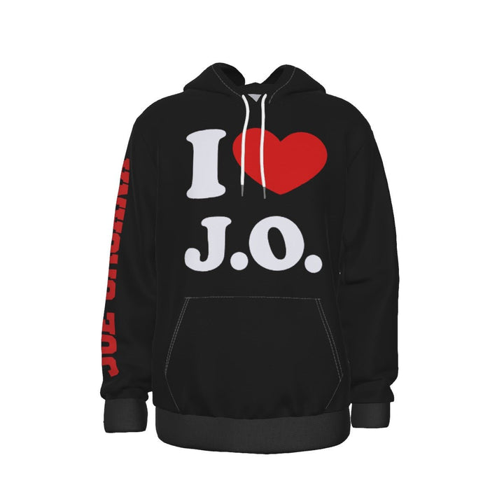 Joe Organa - I HEART J.O. Black Pullover Hoodie - dragqueenmerch