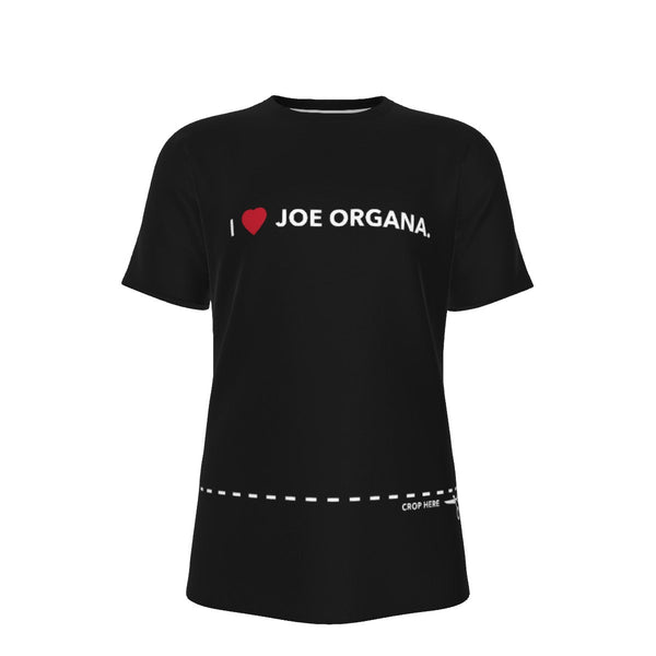 Joe Organa - I Heart Joe Crop T-Shirt - dragqueenmerch