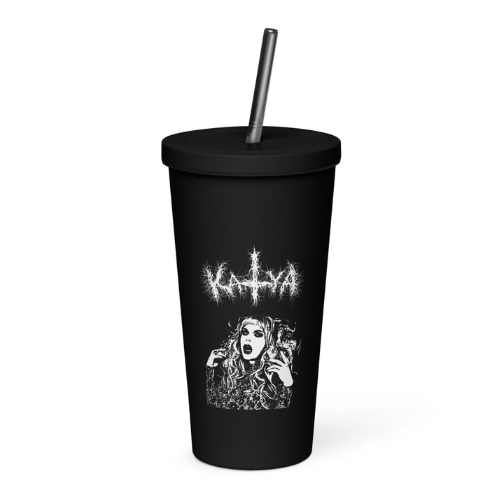 Katya Black Metal 20oz Tumbler w/Straw - dragqueenmerch