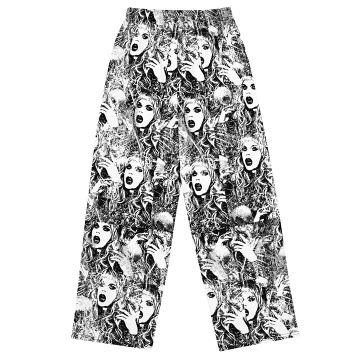 Katya - Black Metal Unisex Wide - leg Pants - dragqueenmerch