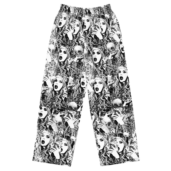 Katya - Black Metal Unisex Wide - leg Pants - dragqueenmerch