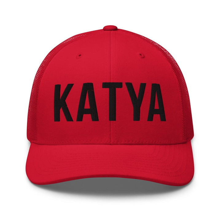 Katya Embroidered Trucker Hat - dragqueenmerch