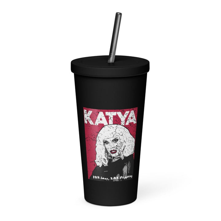 Katya Red Sexy Disgusting 20oz Tumbler w/Straw - dragqueenmerch