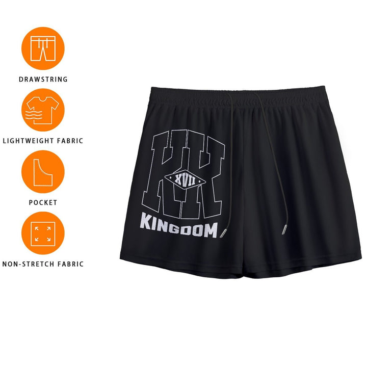 Kori King - Kingdom Logo Mesh Shorts - dragqueenmerch