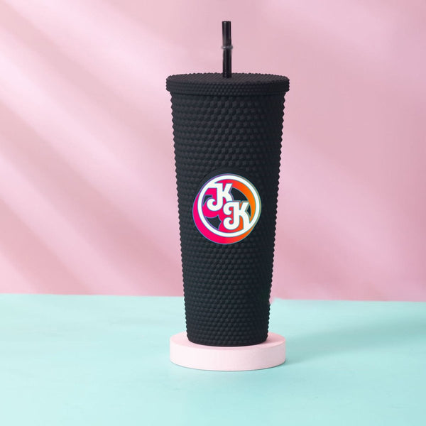 Kori King - Logo Studded 24oz Tumbler - Black (PRE - SALE) - dragqueenmerch