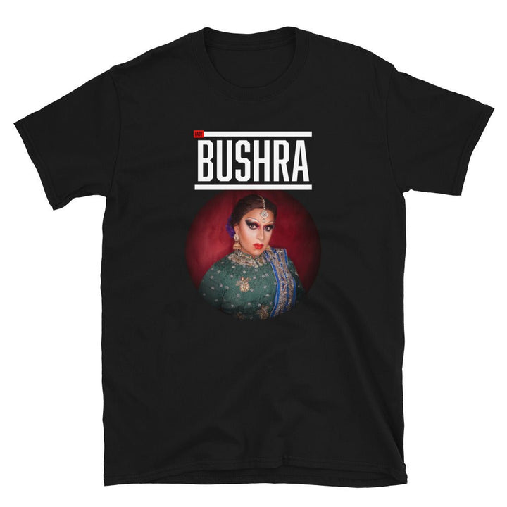 Lady Bushra - Circle Portrait T-Shirt - dragqueenmerch