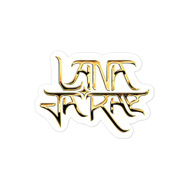 Lana Ja'Rae - Gold Logo Stickers - dragqueenmerch