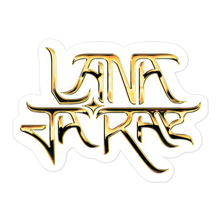 Lana Ja'Rae - Gold Logo Stickers - dragqueenmerch