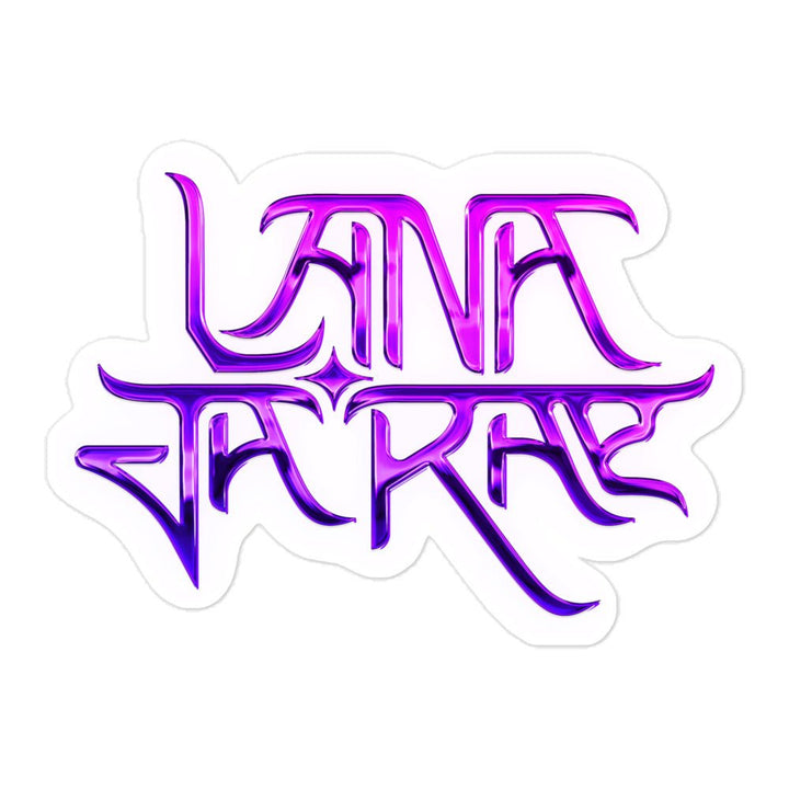 Lana Ja'Rae - Purple Logo Stickers - dragqueenmerch