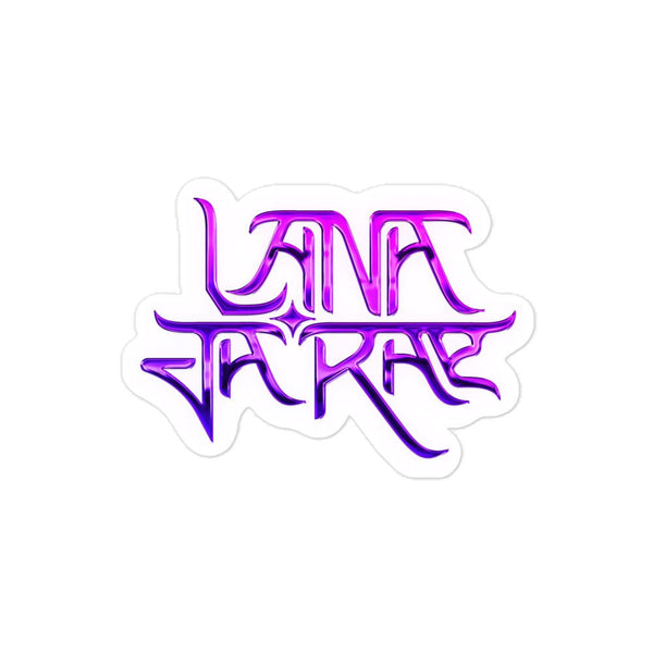 Lana Ja'Rae - Purple Logo Stickers - dragqueenmerch