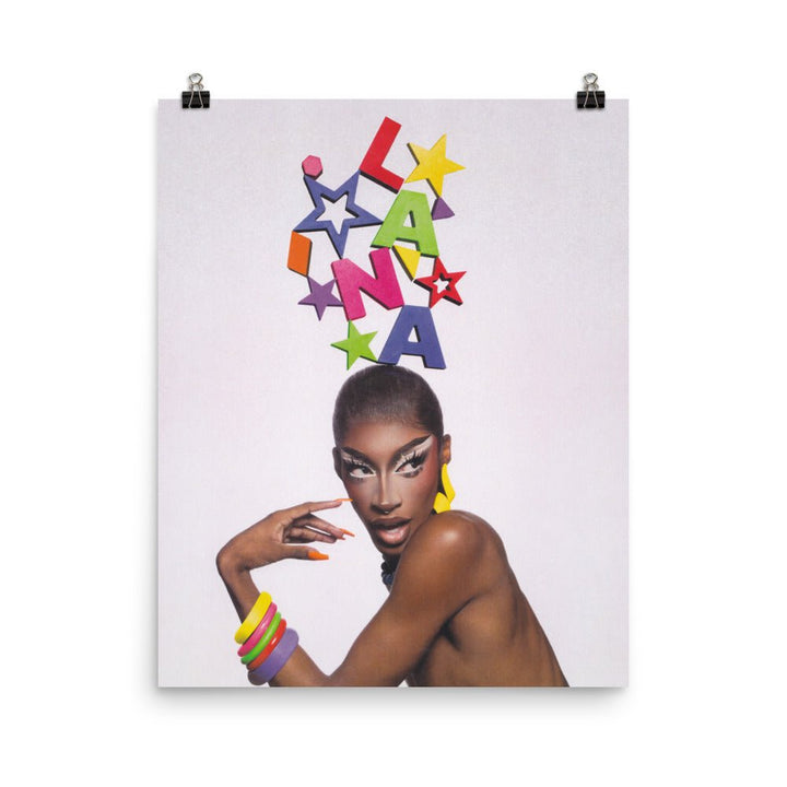 Lana Ja'Rae - Star Logo 16" x 20" Poster - dragqueenmerch