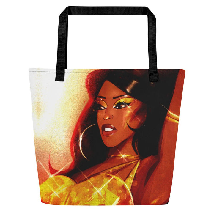 Mariyea - Golden Goddess Jumbo Tote Bag - dragqueenmerch