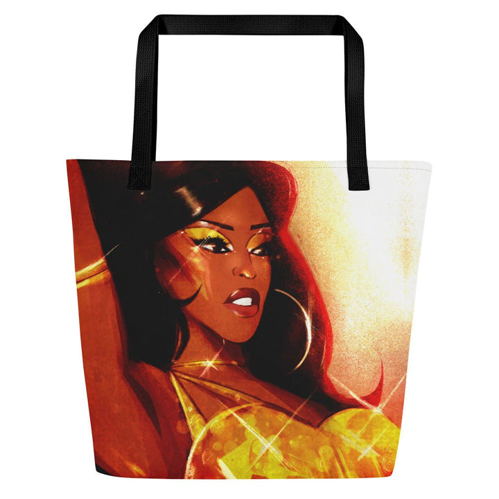 Mariyea - Golden Goddess Jumbo Tote Bag - dragqueenmerch