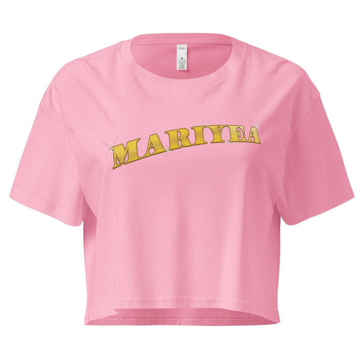 Mariyea - Golden Goddess Logo Crop Top - dragqueenmerch