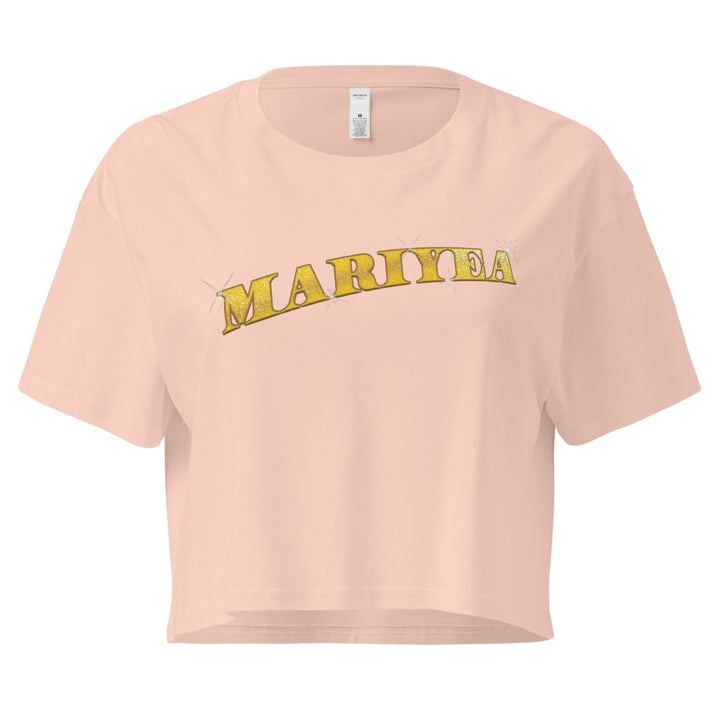 Mariyea - Golden Goddess Logo Crop Top - dragqueenmerch