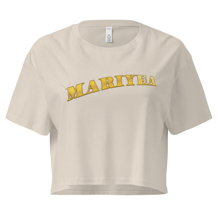 Mariyea - Golden Goddess Logo Crop Top - dragqueenmerch