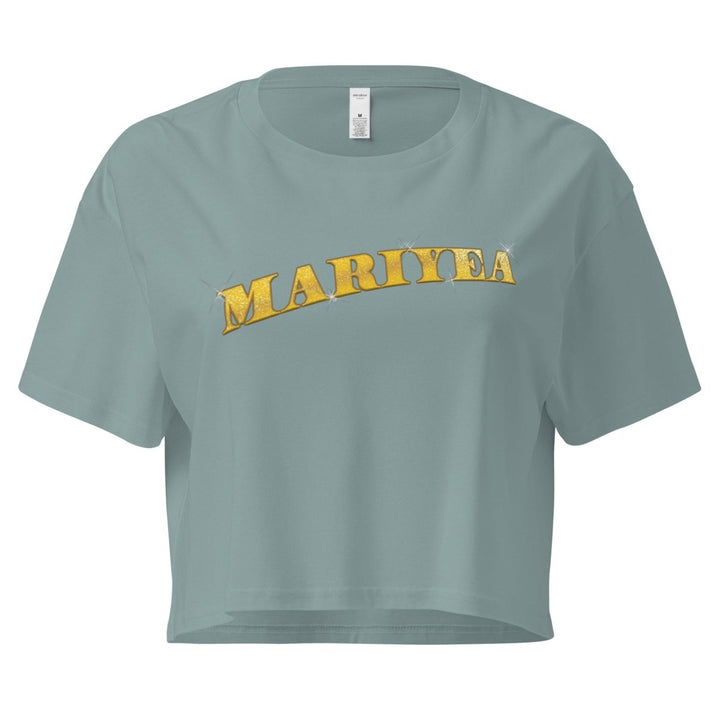 Mariyea - Golden Goddess Logo Crop Top - dragqueenmerch