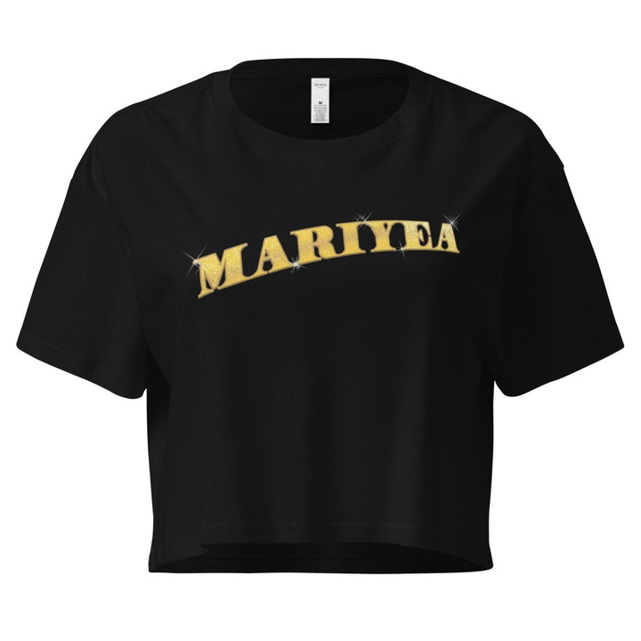 Mariyea - Golden Goddess Logo Crop Top - dragqueenmerch