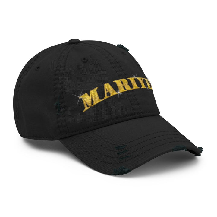 Mariyea - Golden Goddess Logo Distressed Cap - dragqueenmerch