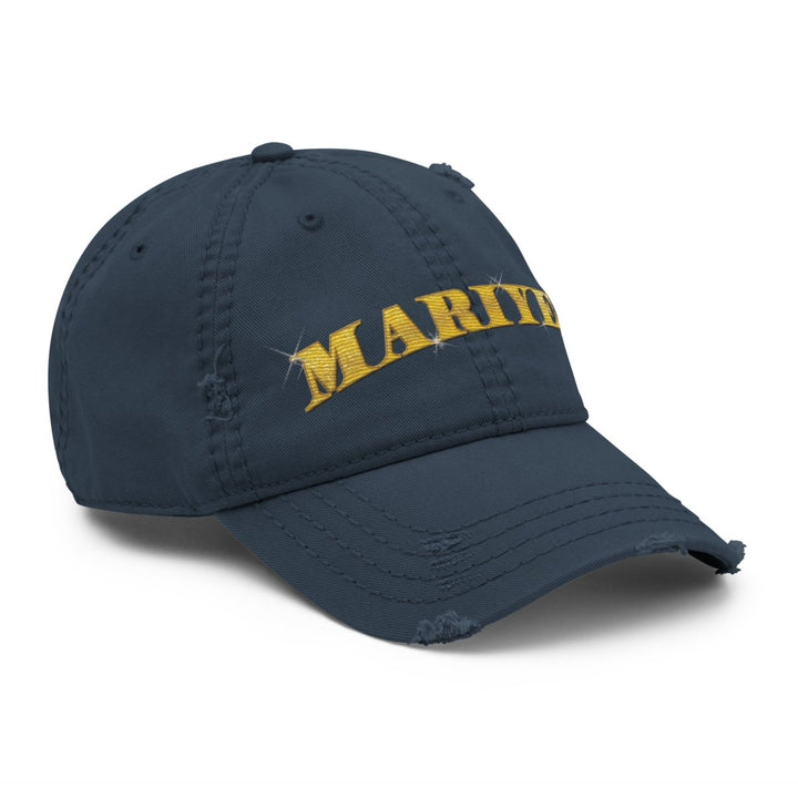 Mariyea - Golden Goddess Logo Distressed Cap - dragqueenmerch