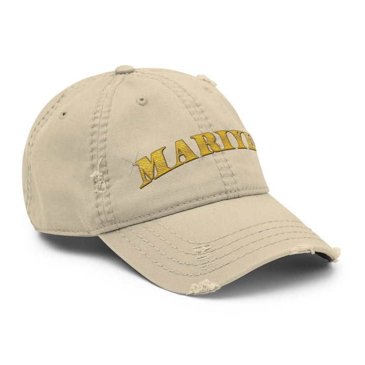 Mariyea - Golden Goddess Logo Distressed Cap - dragqueenmerch