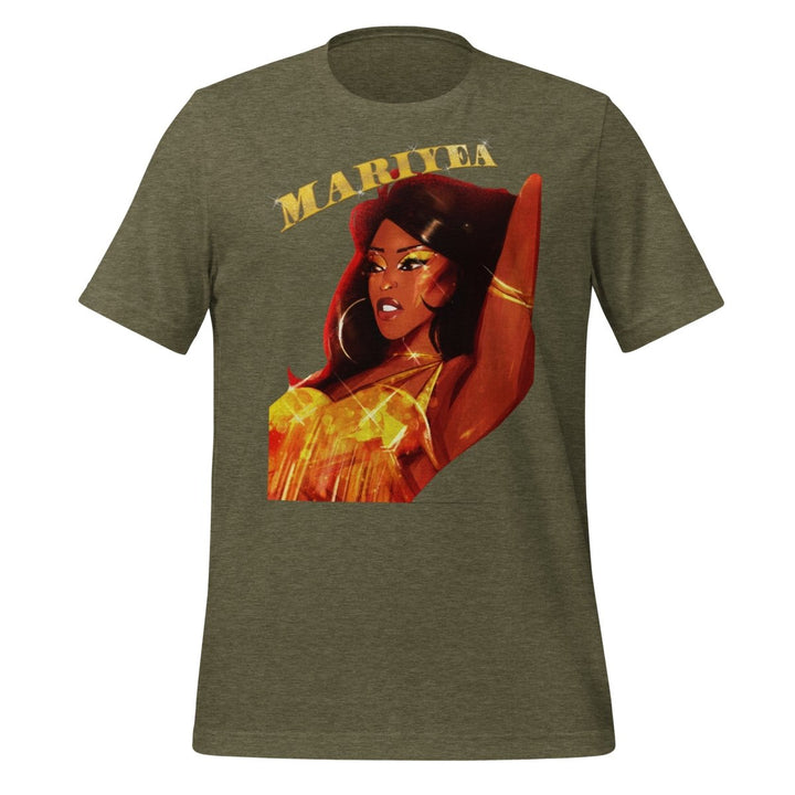 Mariyea - Golden Goddess Unisex T-Shirt - dragqueenmerch