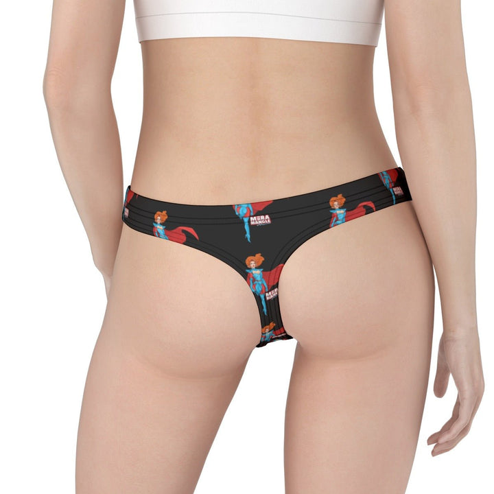 Mera Mangle - Signature Super Suit All - Over Print Thong Underwear - dragqueenmerch