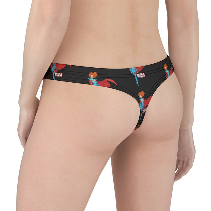 Mera Mangle - Signature Super Suit All - Over Print Thong Underwear - dragqueenmerch