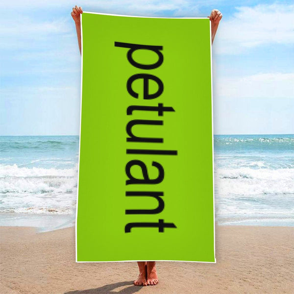 Miss Fiercalicious - Petulant Beach Towel - dragqueenmerch